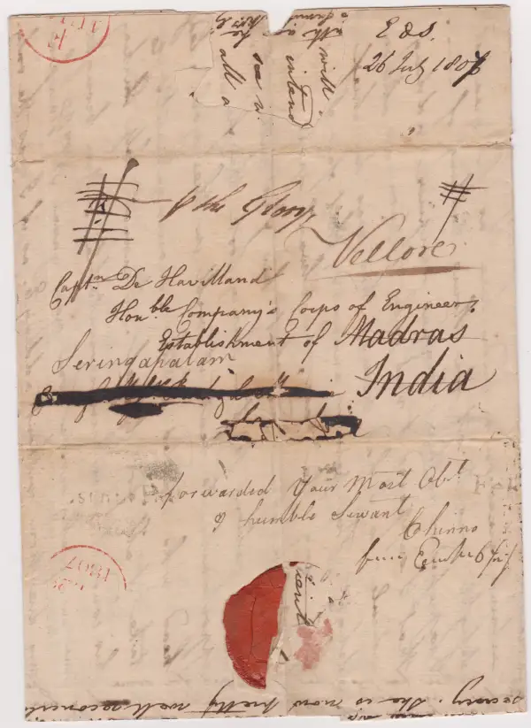 COV-1791 pre stamp cover