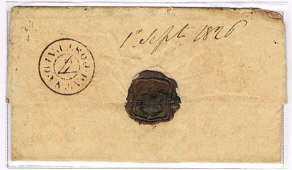 COV-2821 pre stamp cover