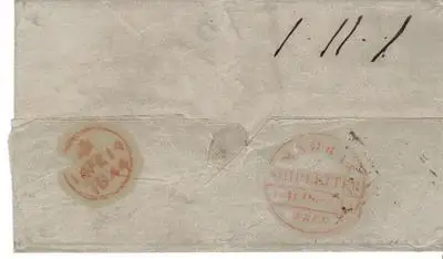 Madras SD18 pre-1854 cover