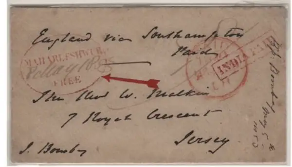 COV-844 pre stamp cover