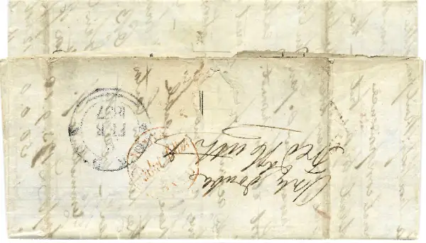 Bombay SD3 pre-1854 cover, Spink lot 2013