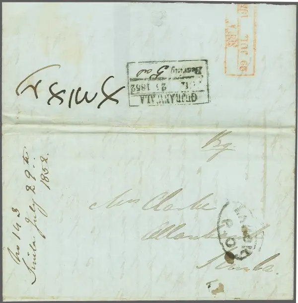 COV-614 pre stamp cover