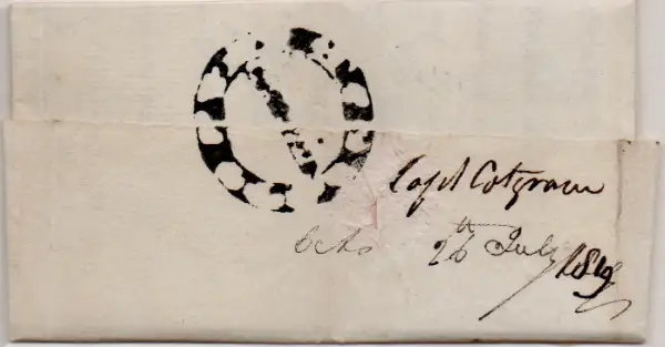COV-3400 pre stamp cover