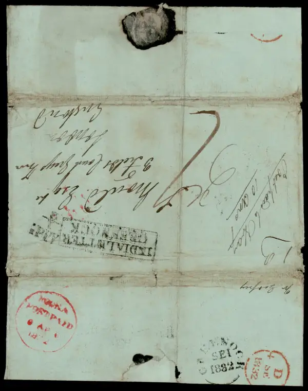 COV-1597 pre stamp cover