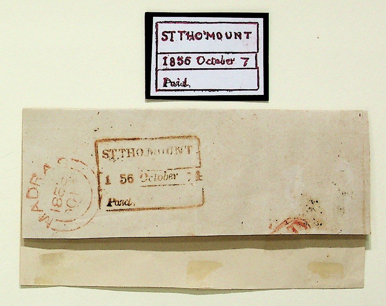 Mount HG 5 pre-1854 cover, Sephils lot 0029