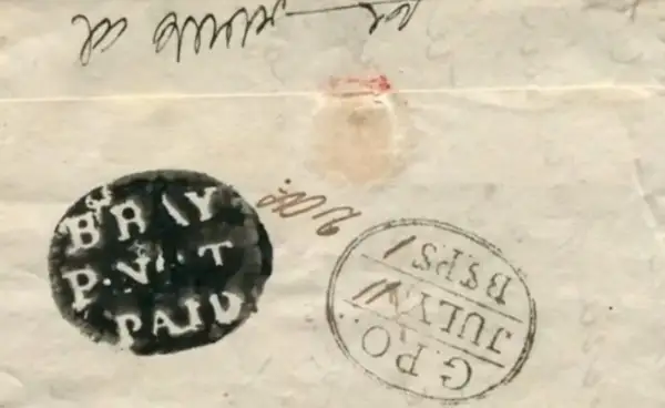 Bombay HG 1B pre-1854 cover