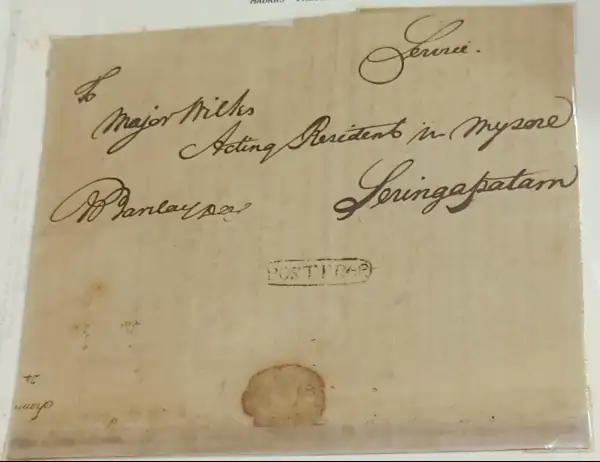 Madras HG 6 pre-1854 cover