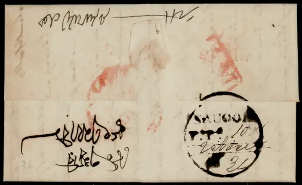 COV-1598 pre stamp cover