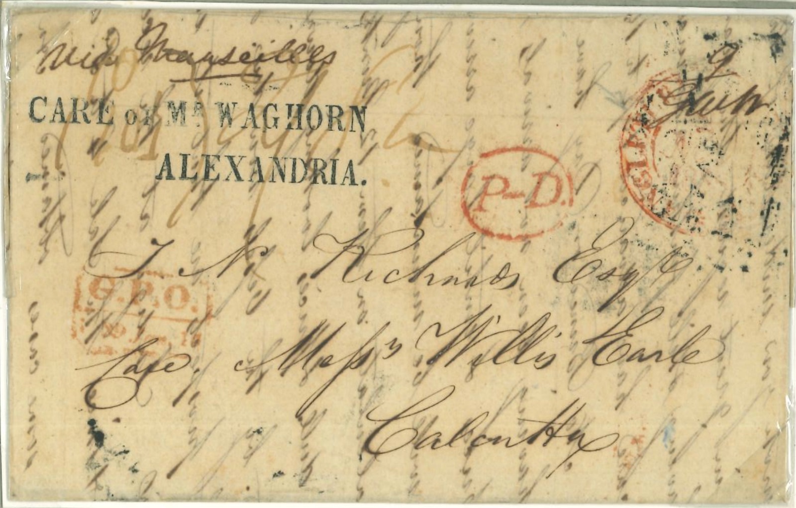 COV-2585 pre stamp cover