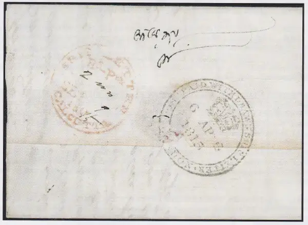 COV-2350 pre stamp cover