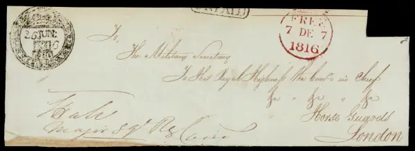 Madras SD2 pre-1854 cover, StampBay lot 18