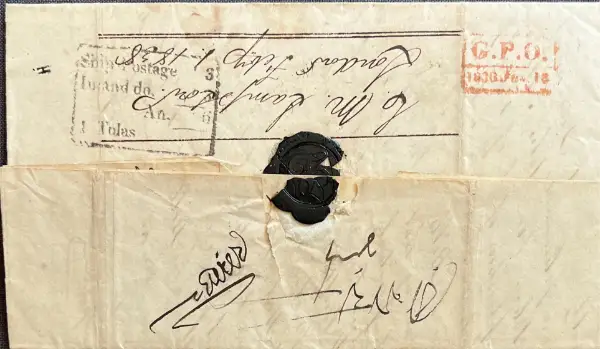 COV-3386 pre stamp cover
