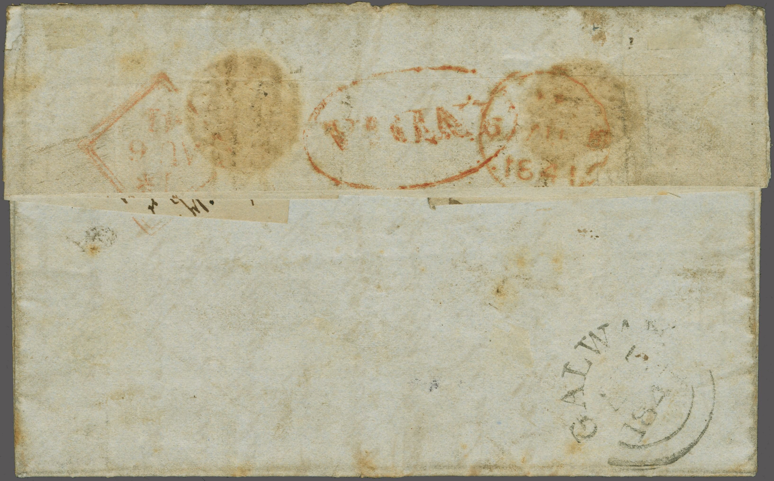 Bombay SD7 pre-1854 cover, Corinphila Auctions lot 6016
