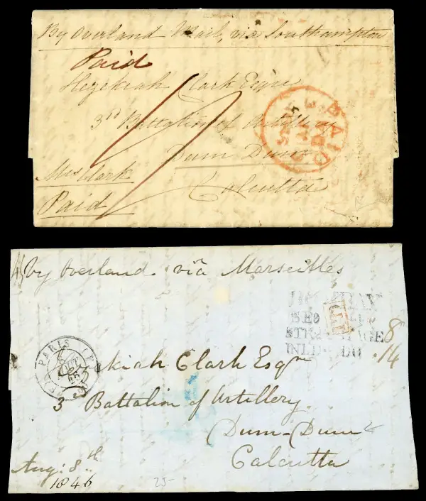 Bombay HG 21 pre-1854 cover, StampBay lot 7