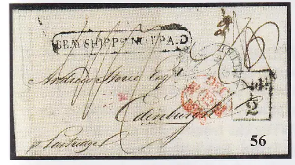 Bombay SD1 pre-1854 cover, Cavendish Philatelic Auctions Ltd lot 56