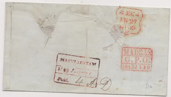 COV-965 pre stamp cover