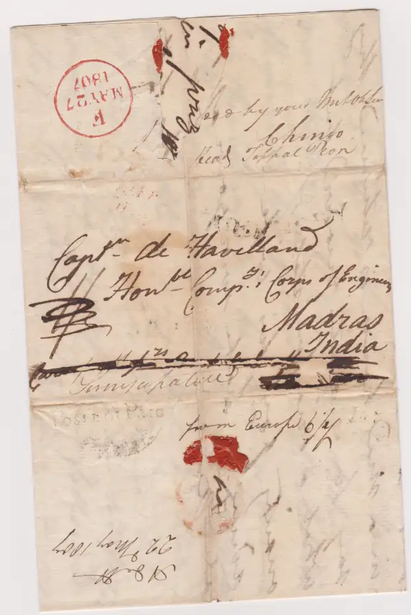 COV-1790 pre stamp cover