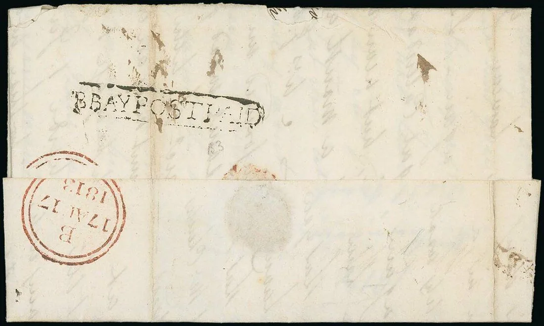 Bombay HG 4 pre-1854 cover, Spink lot 5113