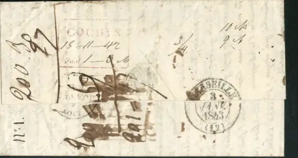 COV-1858 pre stamp cover