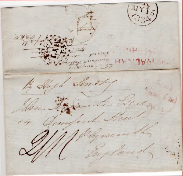Bombay SD3 pre-1854 cover, Cavendish Philatelic Auctions Ltd lot 722