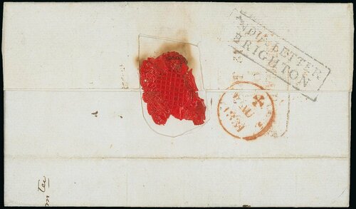 Singapore FP 1 pre-1854 cover, Spink lot 5259