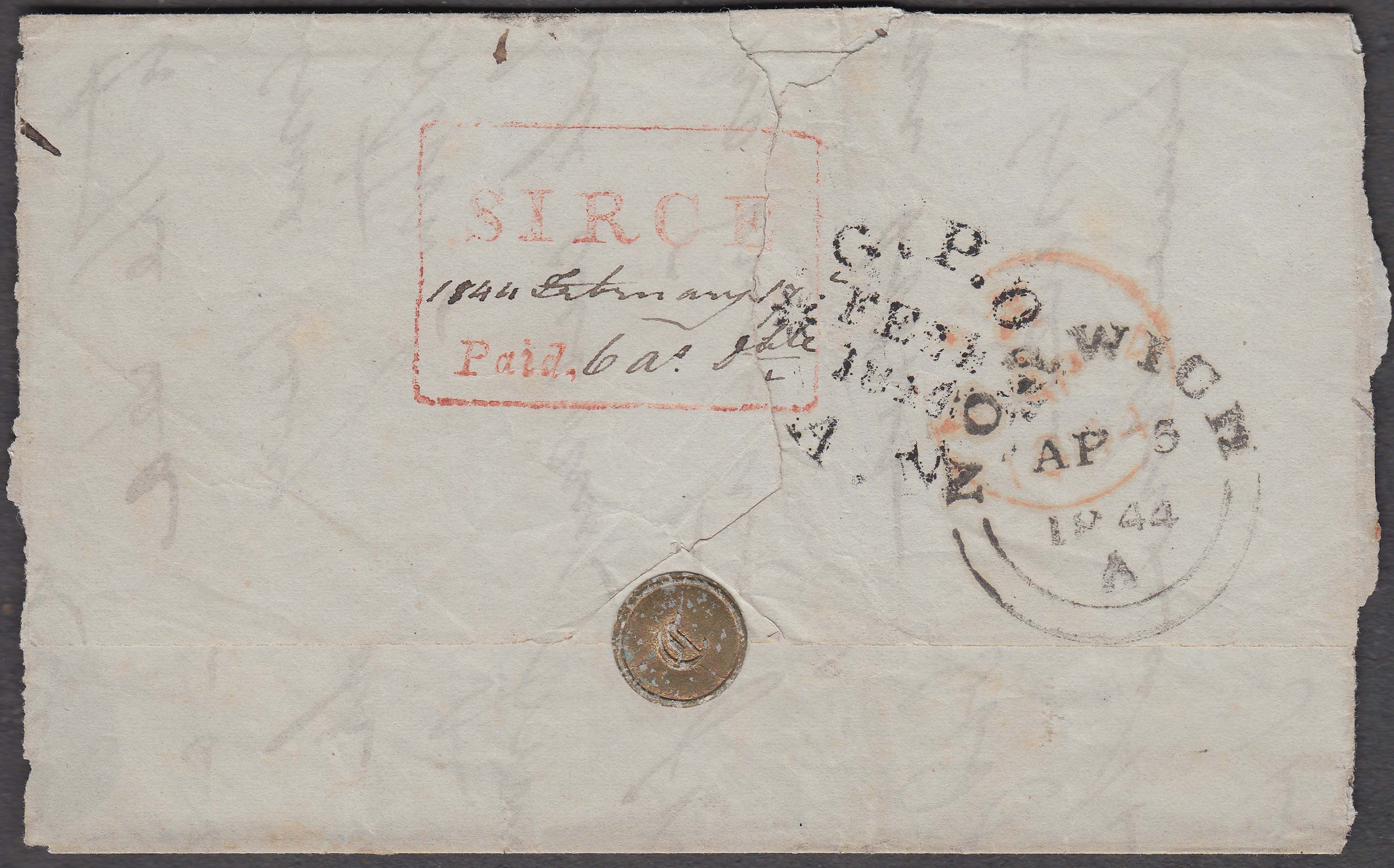 COV-3885 pre stamp cover