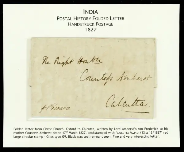 COV-1607 pre stamp cover