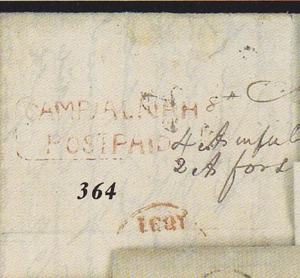 COV-2063 pre stamp cover