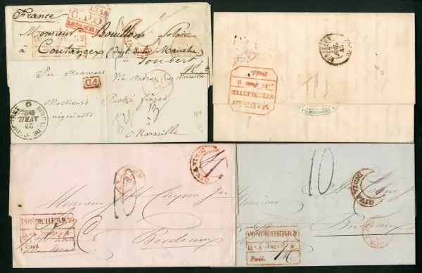 COV-1860 pre stamp cover