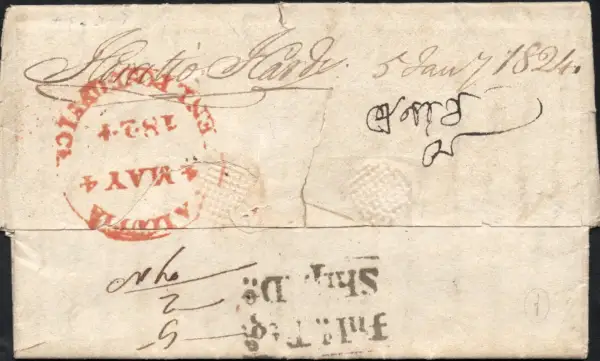 COV-1632 pre stamp cover