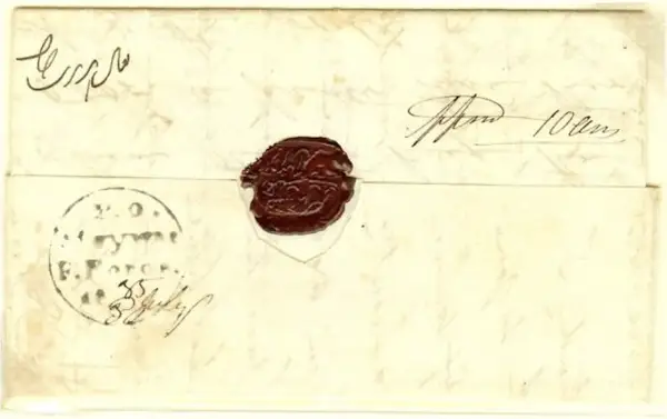 COV-801 pre stamp cover