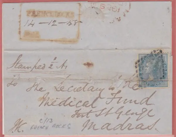COV-879 pre stamp cover