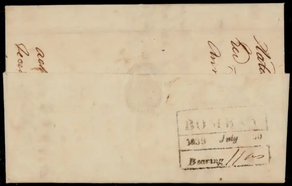 Bombay HG 20 pre-1854 cover, StampBay lot 111
