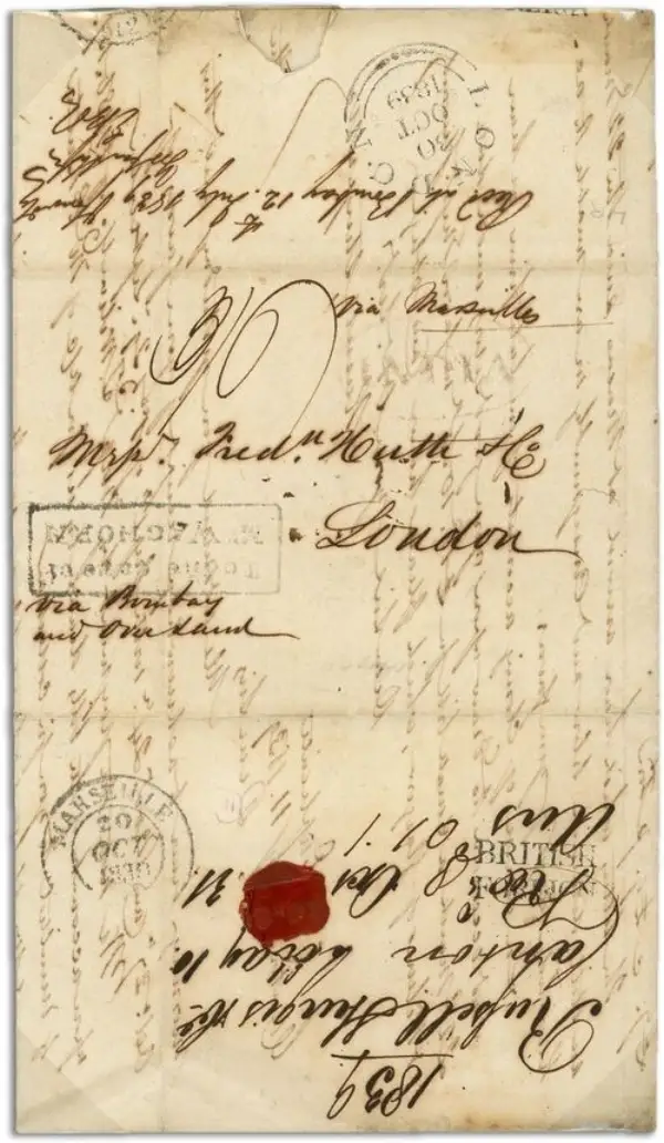 COV-1816 pre stamp cover