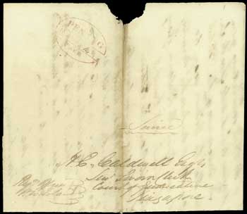 Penang FP 10 pre-1854 cover, Spink lot 12