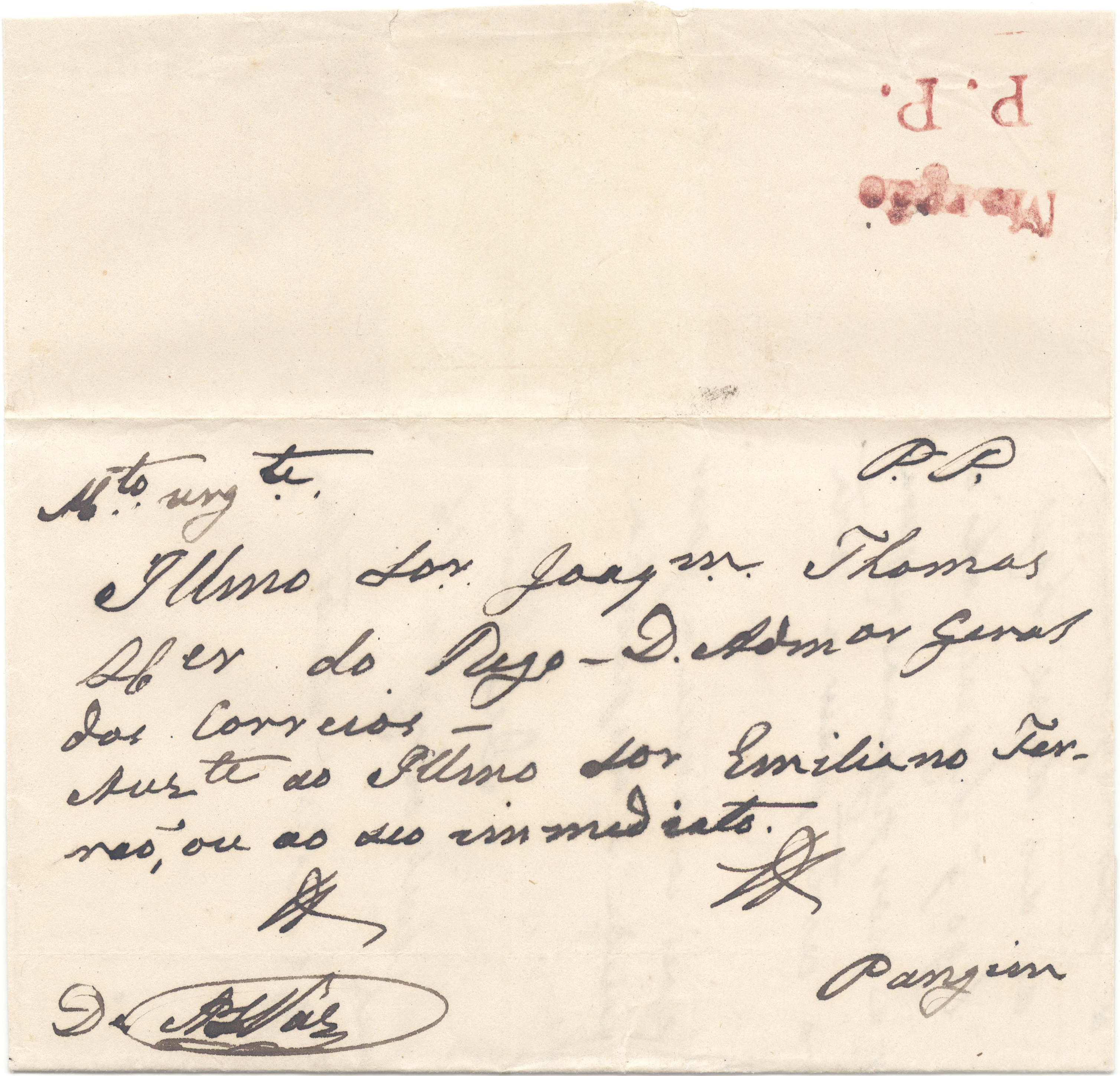 Margao FP 1 pre-1854 cover
