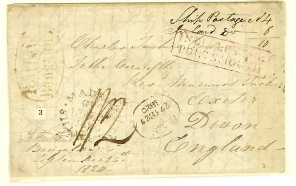 COV-812 pre stamp cover