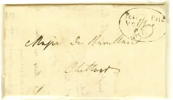COV-818 pre stamp cover