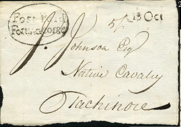 Madras HG 4 pre-1854 cover, India Study Circle lot 2800