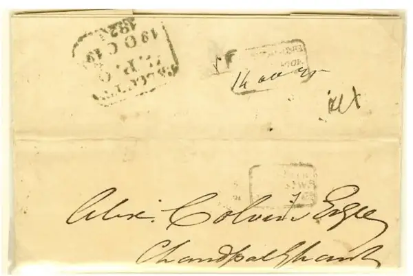 COV-742 pre stamp cover