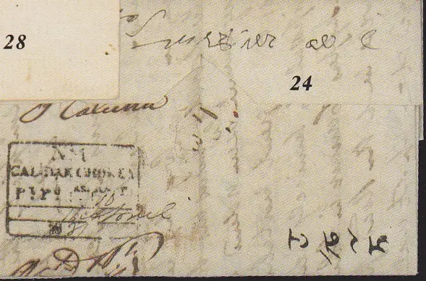 COV-1657 pre stamp cover
