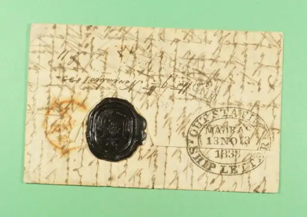 Madras SD11 pre-1854 cover