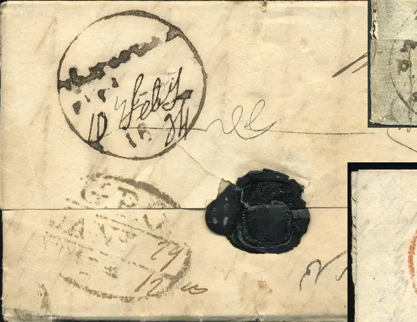 Rajputana HG 3 pre-1854 cover, India Study Circle lot 1002