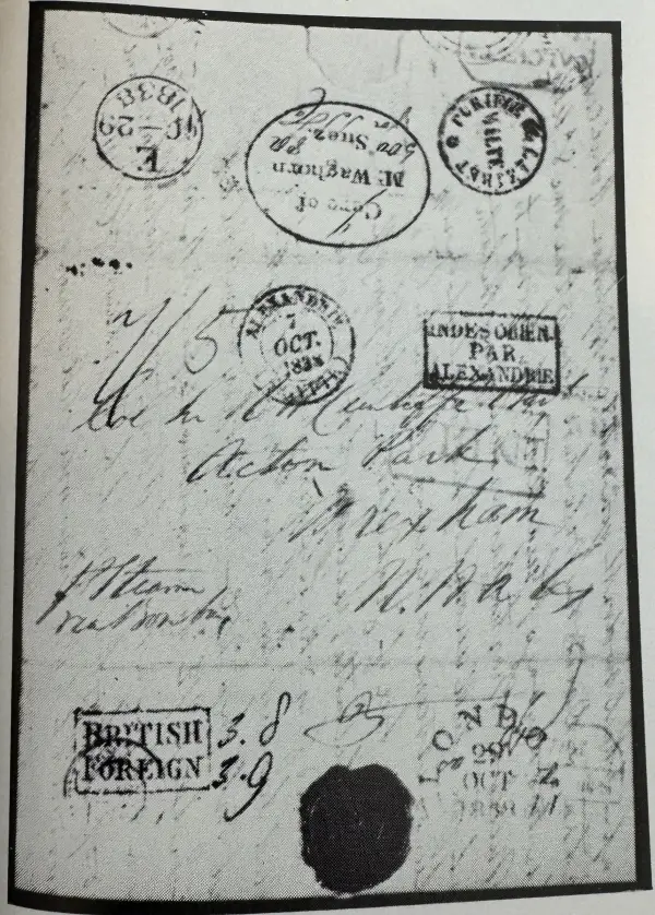 COV-1722 pre stamp cover