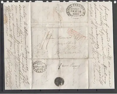Madras SD11 pre-1854 cover