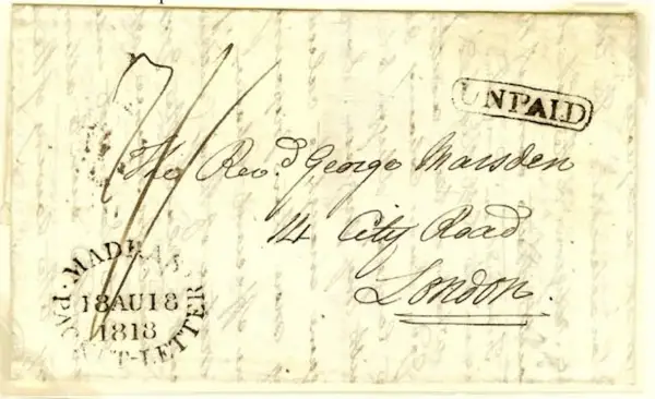 Madras SD3 pre-1854 cover