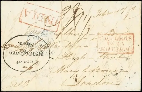 COV-1693 pre stamp cover