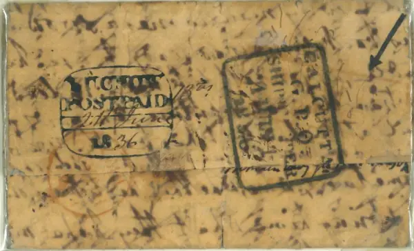 COV-2077 pre stamp cover