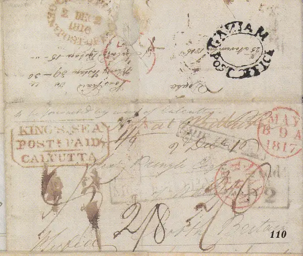 COV-1861 pre stamp cover