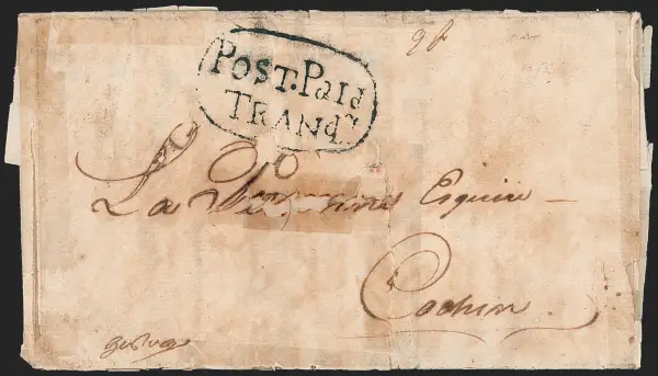 COV-698 pre stamp cover